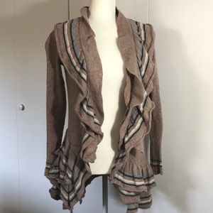 Anthropologie Sparrow open front cardigan small